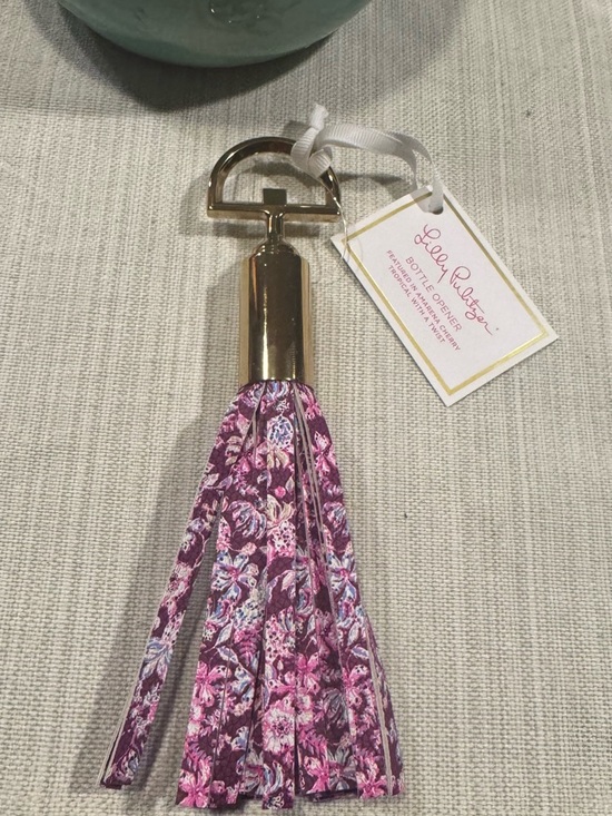 Lilly Pulitzer Accessories - Lilly Pulitzer Bottle Opener Dress Up Your Bar Top w/ Tassel & Gold Hardware